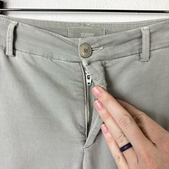Closed | Official Stewart Washed Gray Soft Chino Mid Rise Cuffed Crop Pants - Picture 5 of 9